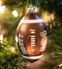 Personalized Football Christmas Ornament | Personalized Little League Ornament | Personalized Quarterback Ornament | Personalized Sports